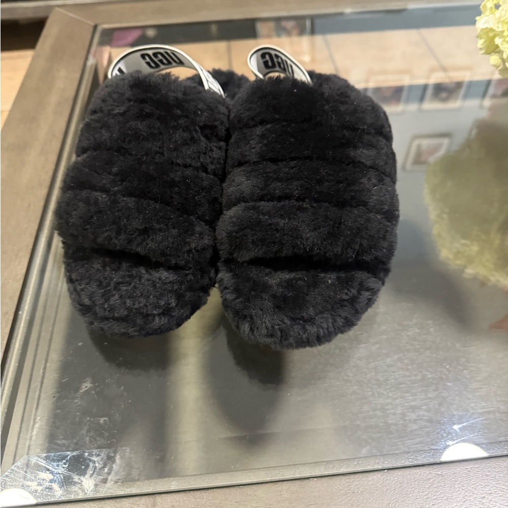 UGG Black Cozy Slippers
